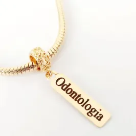 Berloque Personalizado em Banho de Ouro 18k