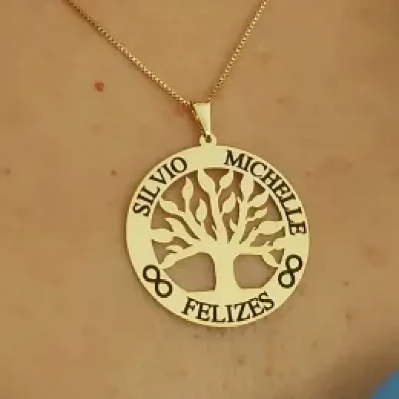 Colar Árvore da Vida Personalizado