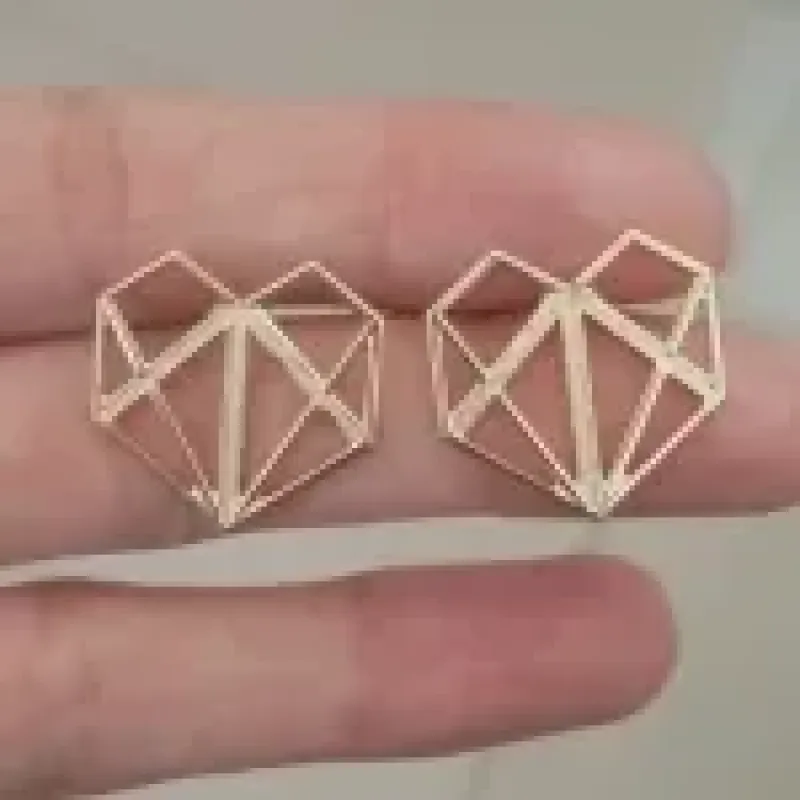 Conjunto Coração Diamantado