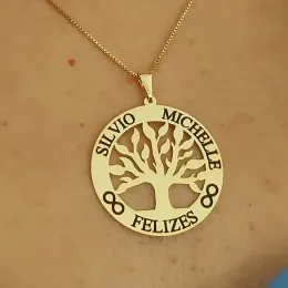 Colar Árvore da Vida Personalizado